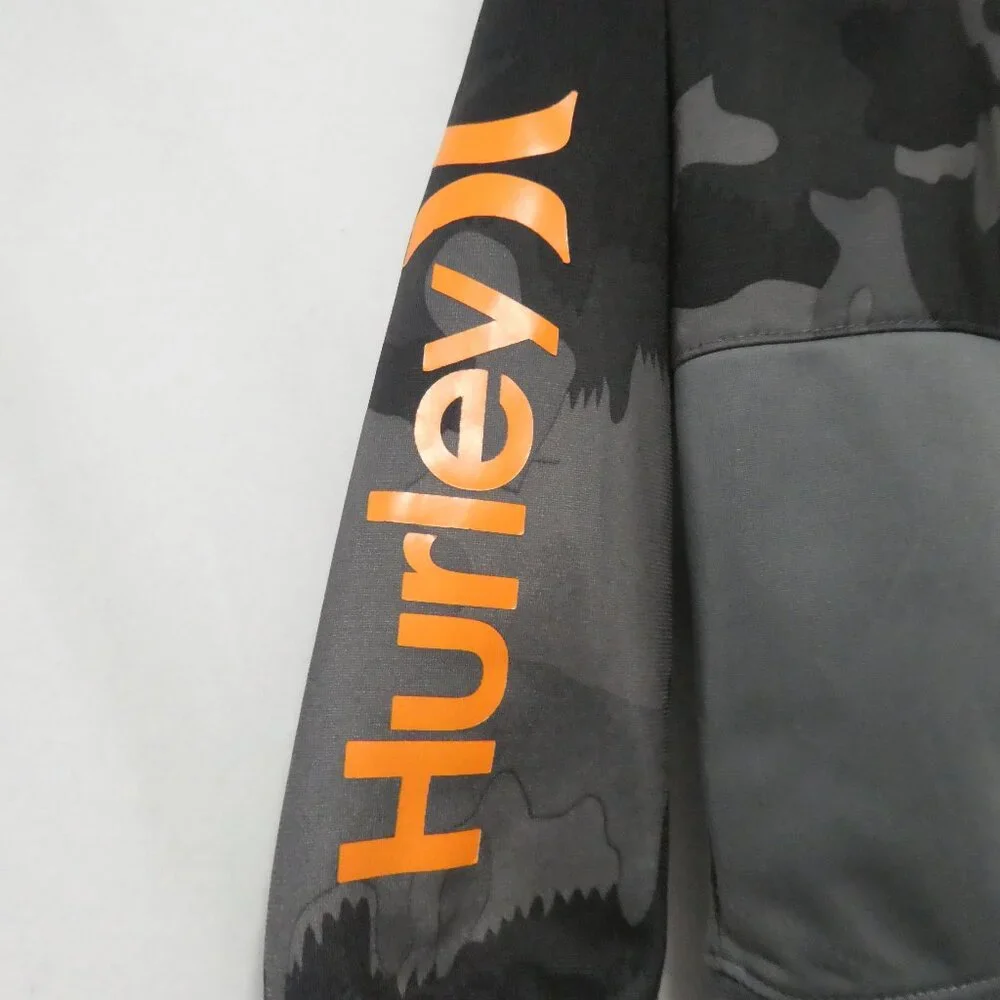 HURLEY | size 7 - kids | Grey Camo / Camouflage Zip-Up Jacket | NWOT - Picture 13 of 16